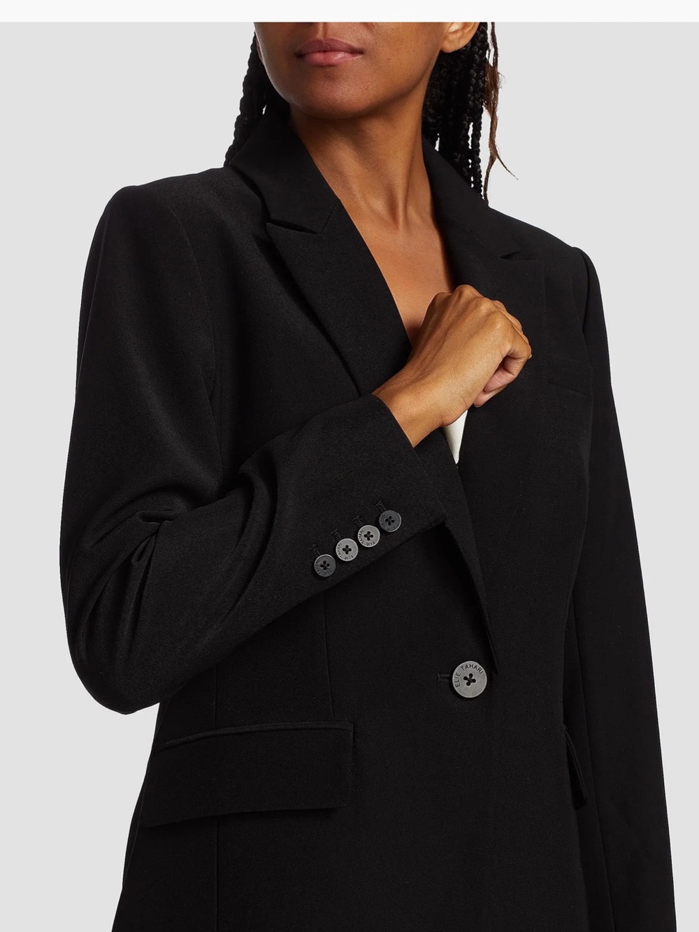 Tahari Black Single-Button Women's Blazer
